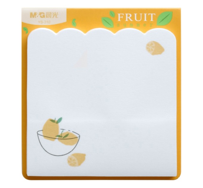 Блок для заметок с липким слоем, 71х71, 60 л., «FRUIT» AS33G18121