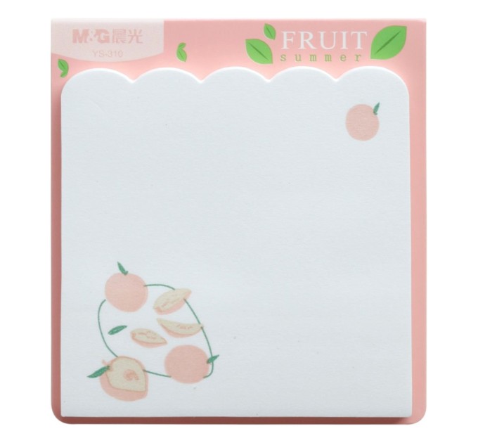 Блок для заметок с липким слоем, 71х71, 60 л., «FRUIT» AS33G18121