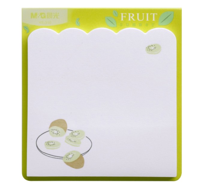 Блок для заметок с липким слоем, 71х71, 60 л., «FRUIT» AS33G18121