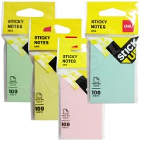 Блок для заметок Deli с липким слоем, 100 л., 51х76 01202А Блок для заметок Deli с липким слоем, 100 л., 51х76 01202А