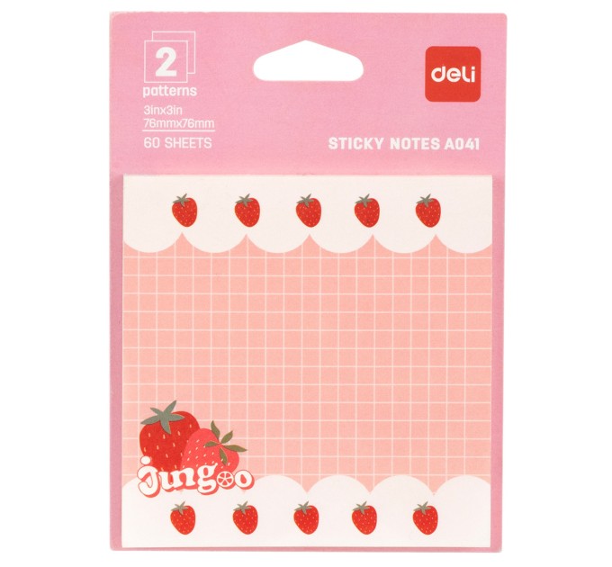 Блок для заметок с липким слоем, 76х76, 30 л А041