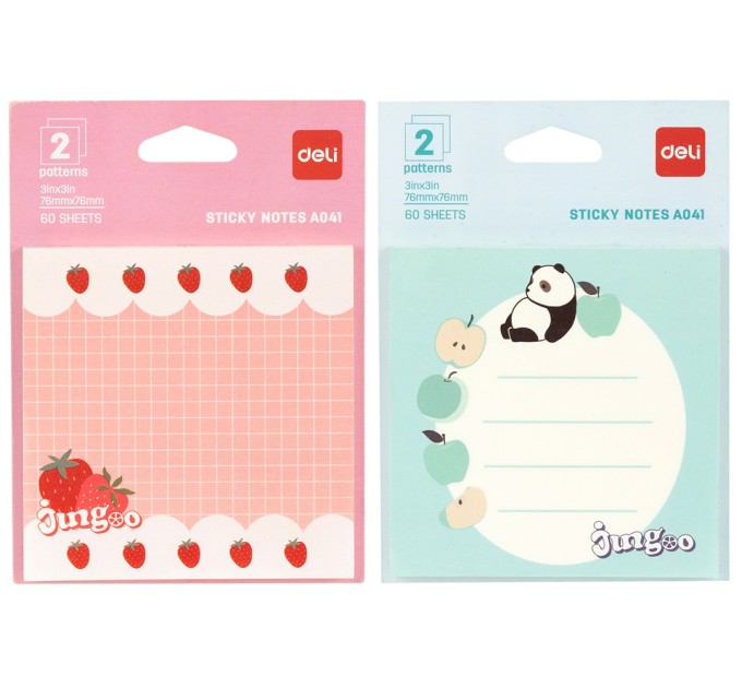 Блок для заметок с липким слоем, 76х76, 30 л А041