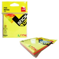 Блок для заметок Deli с липким слоем, NEON, 100 л., 4 цвета, 76х76 A02602 Блок для заметок Deli с липким слоем, NEON, 100 л., 4 цвета, 76х76 A02602