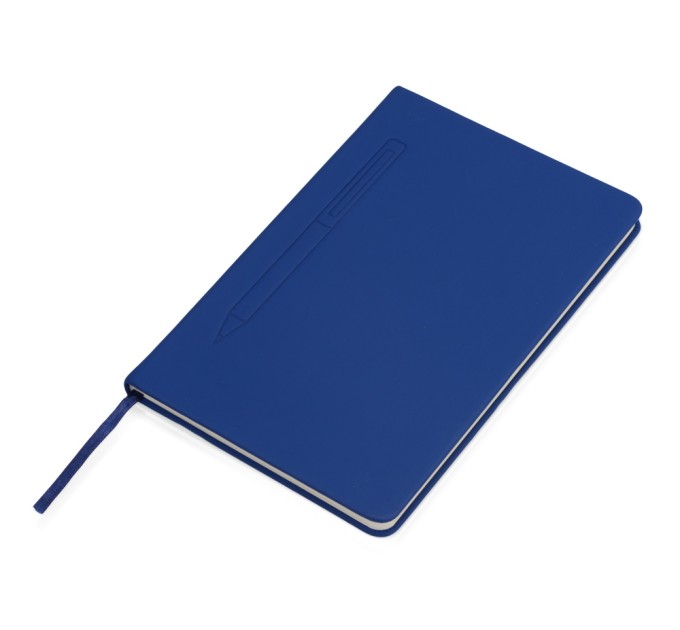 Блокнот А5 «Magnet» soft-touch с магнитным держателем для ручки