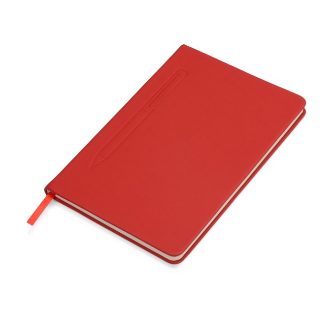 Блокнот А5 «Magnet» soft-touch с магнитным держателем для ручки