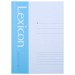 Блокнот A5, 96 л., линейка, плотная обложка, «LEXICON» 3284