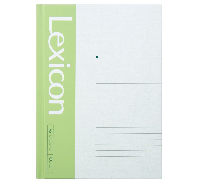 Блокнот A5, 96 л., линейка, плотная обложка, «LEXICON» 3284