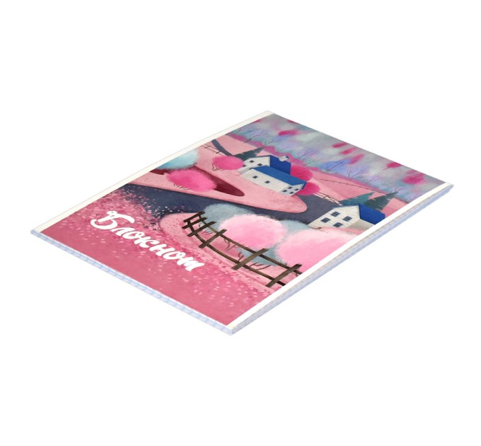 Блокнот A5, 40 л., на скобе, «Пейзаж» 58128