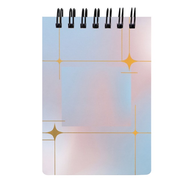 Блокнот 80 л., 105х75 мм, на гребне, «Луна и звезды» BX9240A7UP-1-4