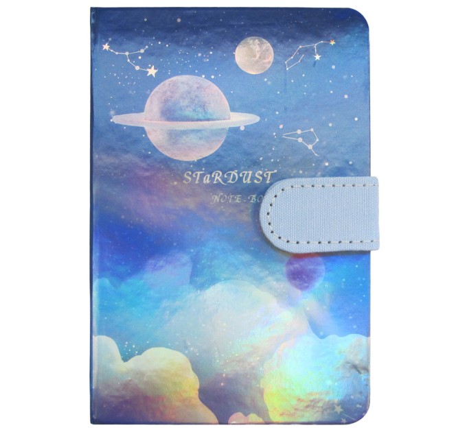 Блокнот А6, 112 л., с магнитной застежкой, «STARDUST» MY001-1