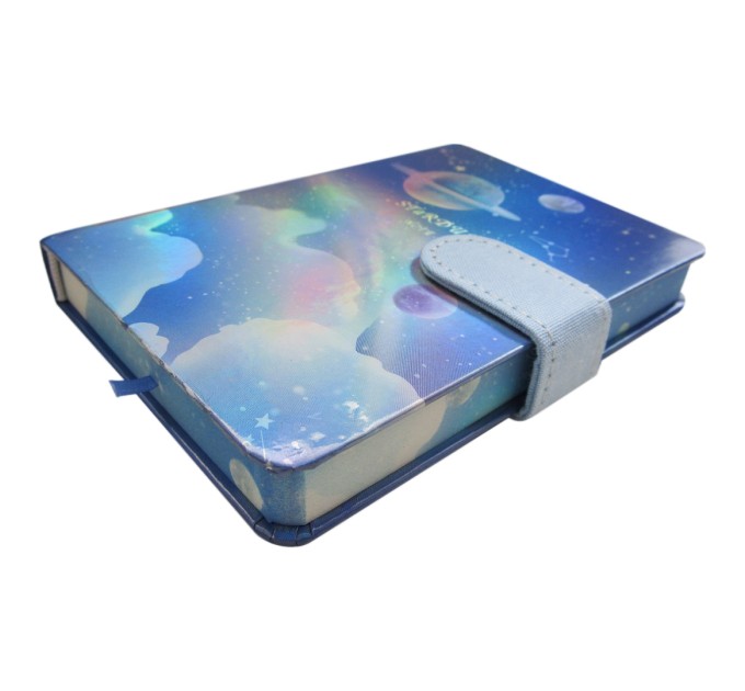 Блокнот А6, 112 л., с магнитной застежкой, «STARDUST» MY001-1