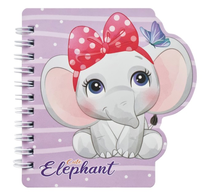 Блокнот 130х100 мм, 60 л., на гребне, «ELEPHANT» WB-95500