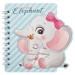 Блокнот 130х100 мм, 60 л., на гребне, «ELEPHANT» WB-95500