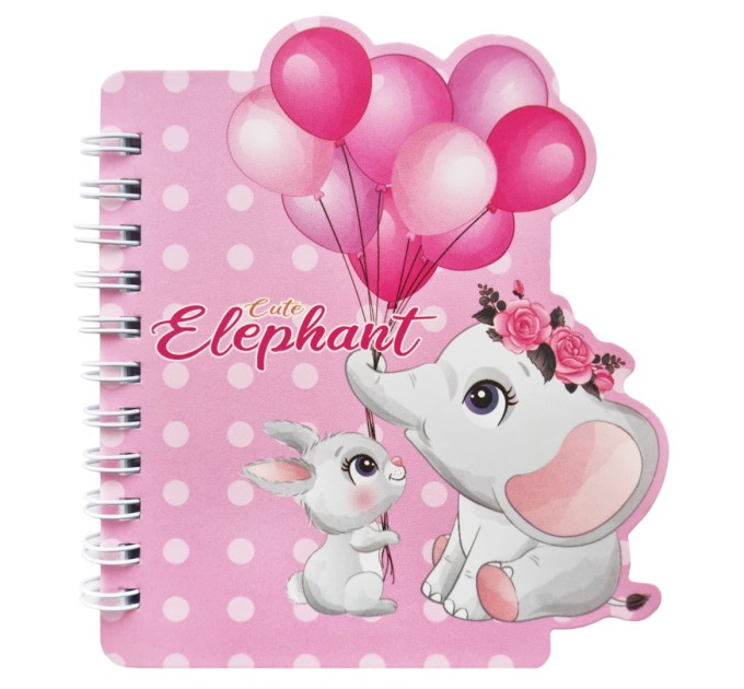 Блокнот 130х100 мм, 60 л., на гребне, «ELEPHANT» WB-95500