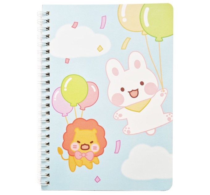 Блокнот 140х207 мм, 60 л., на гребне, «HAPPY DAY» WB-95351