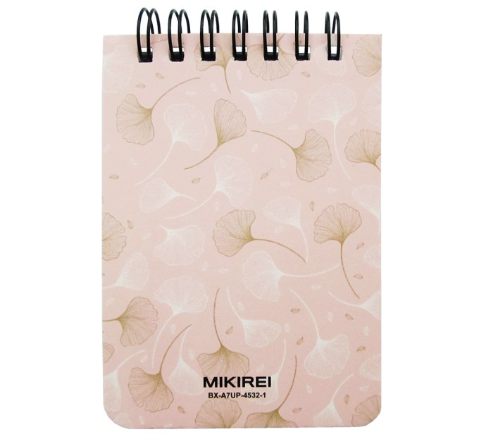 Блокнот A7, 80 л., на пружине, «Цветы» ВХ-А7UP-4532-1-4