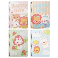 Блокнот 140х207 мм, 60 л., на гребне, «HAPPY DAY» WB-95351