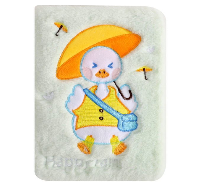 Блокнот 112 л., 127х180 мм, плюшевый EFMR0003B6-1-4