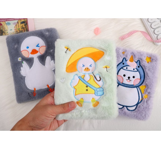 Блокнот 112 л., 127х180 мм, плюшевый EFMR0003B6-1-4