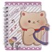 Блокнот 130х100 мм, 60 л., на гребне, «LOVELY CAT» WB-95499