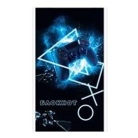 Блокнот А6, 40 л., на скобе, «Игра» 63070