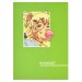 Блокнот 120х170 мм, 40 л., на скобе, «Аниме салатовое» 65442