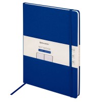 Блокнот В5, 96 л., клетка, балакрон, темно-синий, «Ultra» 113061