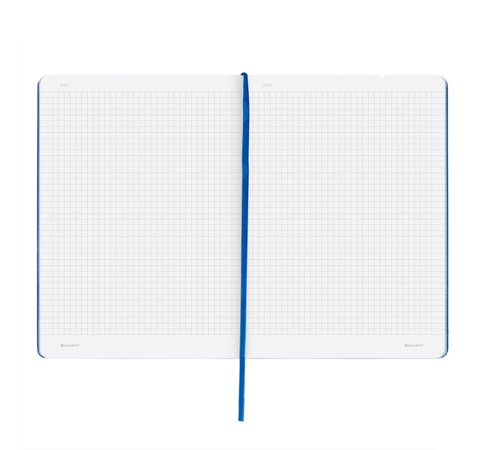 Блокнот В5, 96 л., клетка, балакрон, темно-синий, «Ultra» 113061