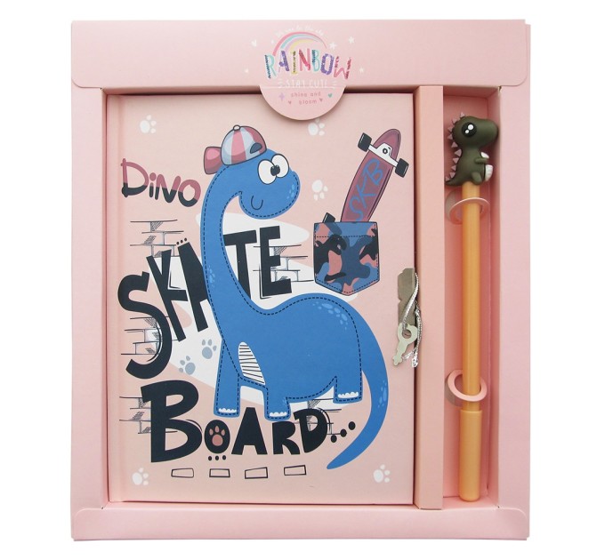 Набор блокнот + ручка, «DINO» SM32K-016