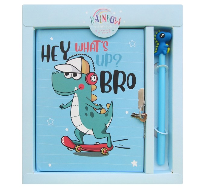 Набор блокнот + ручка, «DINO» SM32K-016