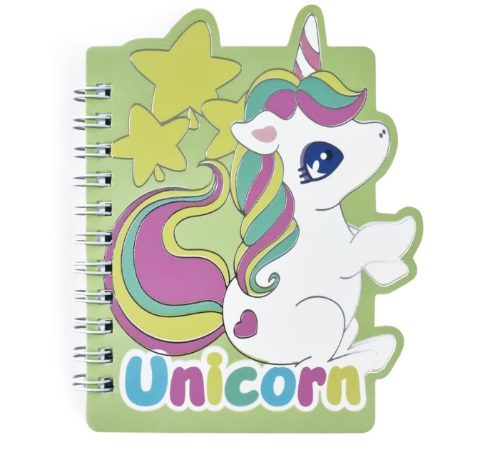 Блокнот 130х100 мм, 60 л., на гребне, «UNICORN» WB-95419