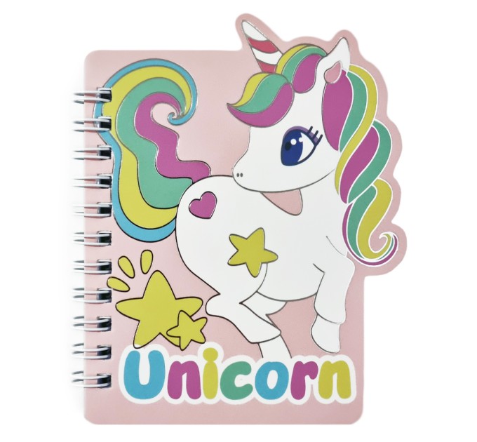 Блокнот 130х100 мм, 60 л., на гребне, «UNICORN» WB-95419