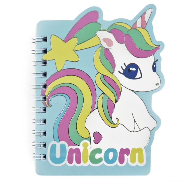 Блокнот 130х100 мм, 60 л., на гребне, «UNICORN» WB-95419