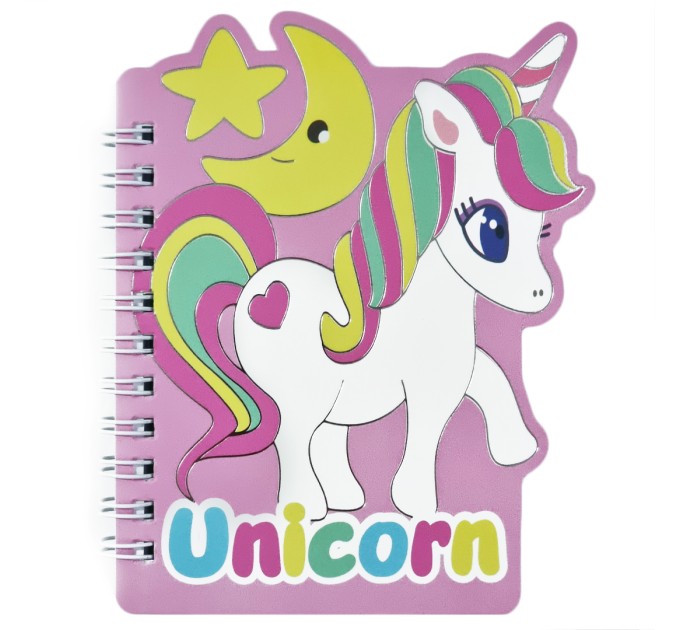 Блокнот 130х100 мм, 60 л., на гребне, «UNICORN» WB-95419