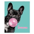 Блокнот A7, 32 л., на скобе, «Французский бульдог» 58068