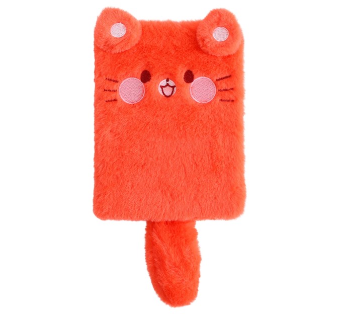 Блокнот 112 л., 127х180 мм, плюшевый, «Ушастики» EFMR0006B6-1-4