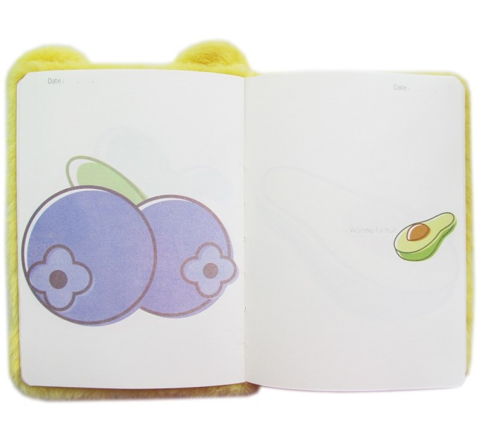 Блокнот 112 л., 127х180 мм, плюшевый, «Ушастики» EFMR0006B6-1-4