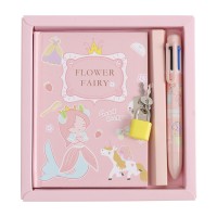 Набор подарочный блокнот+ручка, «FLOWER FAIRY» EFA00002-1-3