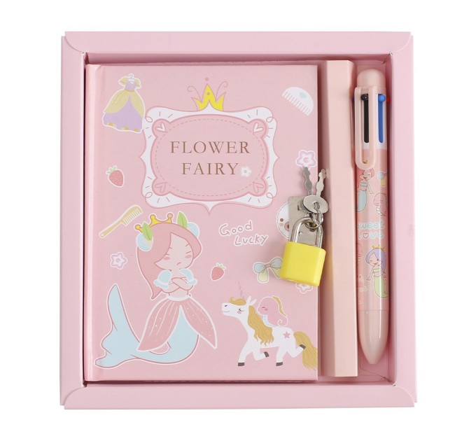 Набор подарочный блокнот+ручка, «FLOWER FAIRY» EFA00002-1-3