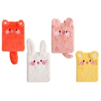 Блокнот 112 л., 127х180 мм, плюшевый, «Ушастики» EFMR0006B6-1-4