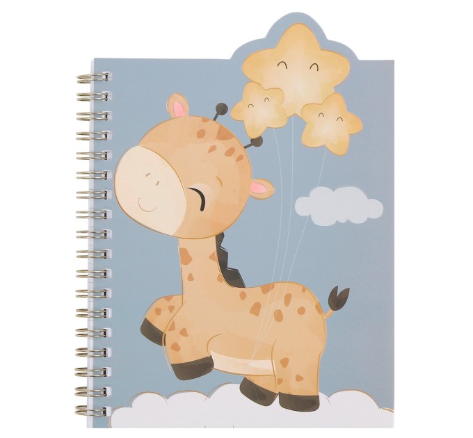 Блокнот 130х180 мм, 60 л., фигурный, на гребне, «Животные» BXZ9950B6-1-4