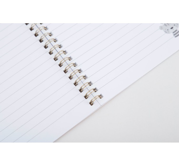 Блокнот 130х180 мм, 60 л., фигурный, на гребне, «Животные» BXZ9950B6-1-4