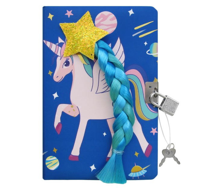 Блокнот В6, 96 л., с замком, «Единорог» 1903-1