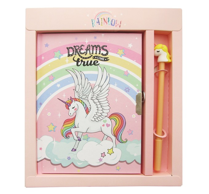 Набор блокнот + ручка, «Единорог» SM32K-018