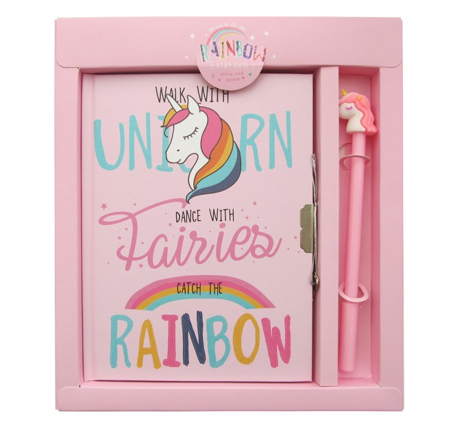 Набор блокнот + ручка, «Единорог» SM32K-018