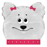 Блокнот A6, 30 л., на скобе, «Собачка» 60055