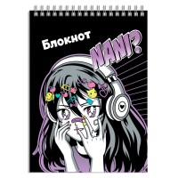 Блокнот A7, 40 л., на гребне, «Манга» 62963