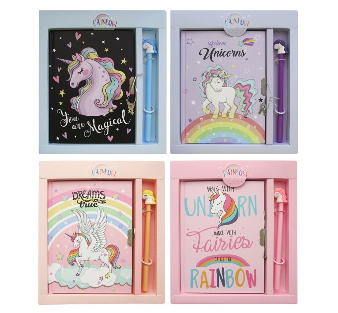 Набор блокнот + ручка, «Единорог» SM32K-018