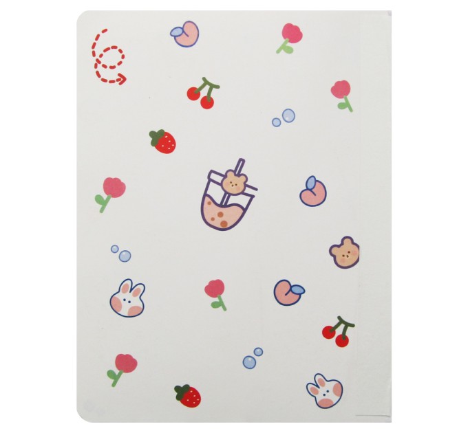 Блокнот 97 л., 130х170 мм, с кнопкой, «Peach bear» EFB00003B6-1-1