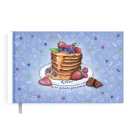 Книга для записи кулинарных рецептов 220х136, «Сладкие блинчики» 52631